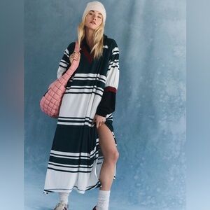 Sale!▪️NWT Free People Effortless Tee Dress in Pine Needle Combo